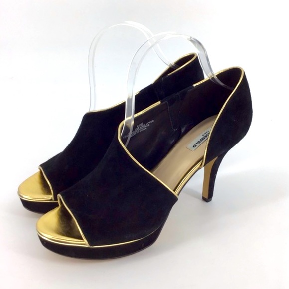 KARL LAGERFELD suede heels Paris heels 👠 - Picture 1 of 4